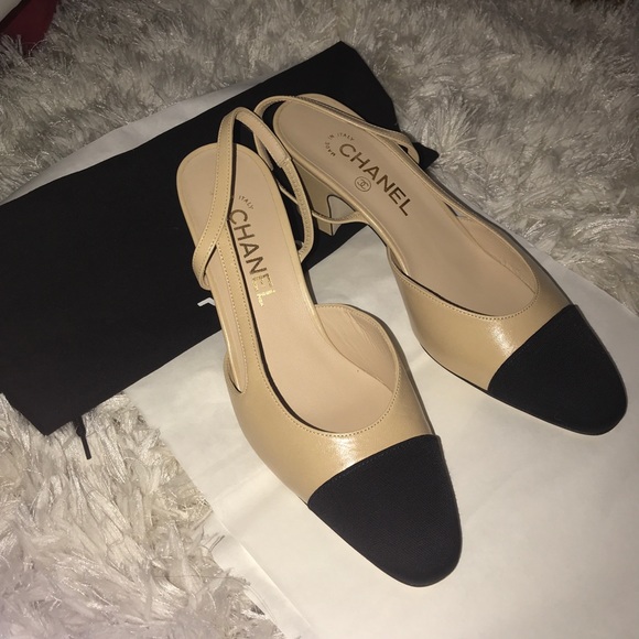 chanel slingback 38